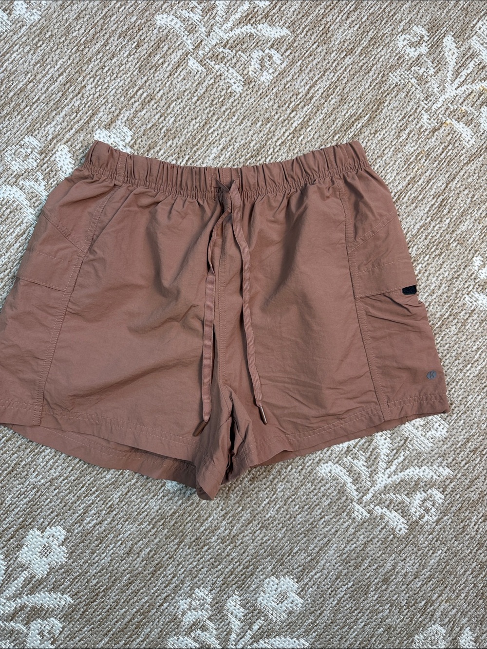 Brand 8 Rust Shorts with Elastic Waist and Drawstring